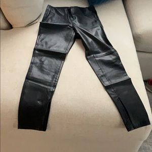 🔥🔥 NWOT XS Zara faux leather pants